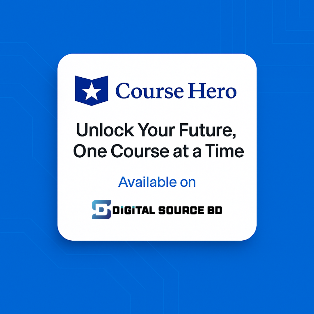 Course Hero Premium Subscription – Available from Digital Source BD
