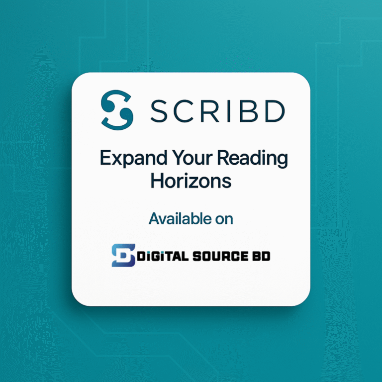 Scribd Premium Subscription – Available from Digital Source BD